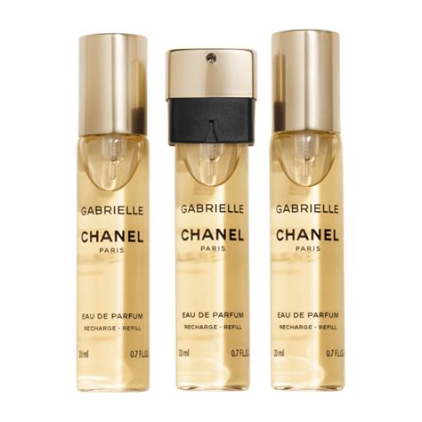 chanel 20ml x 3|GABRIELLE CHANEL TWIST AND SPRAY REFILL SET – EAU .